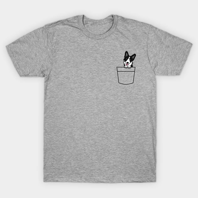 Cardigan Welsh Corgi in My Pocket T-Shirt by One30Creative